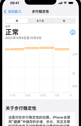 山南iPhone手机维修如何在iPhone开启'步行稳定性通知'