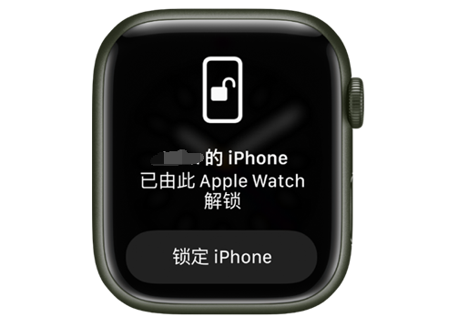 山南苹果手机维修分享用 AppleWatch 解锁配备面容 ID 的 iPhone方法 