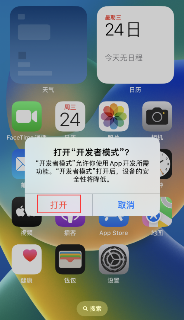 山南苹果手机维修分享如何打开开发者模式 